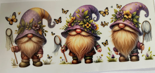 104 Purple Butterfly Gnome